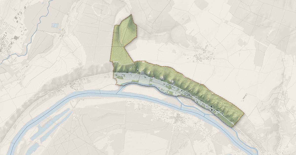 Portrait cartographique de Haute-Isle : relief, eau, forêts, bâti et voies, calculés à partir des données de l'IGN