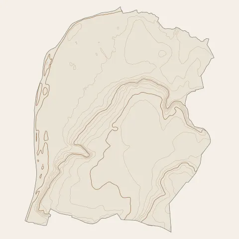 L'Isle-Adam : courbes de niveau