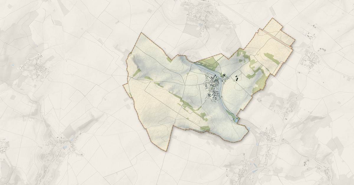 Portrait cartographique de Longuesse : relief, eau, forêts, bâti et voies, calculés à partir des données de l'IGN