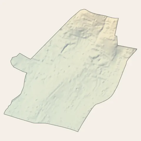 Margency : relief