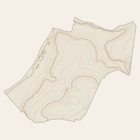 Mériel : courbes de niveau