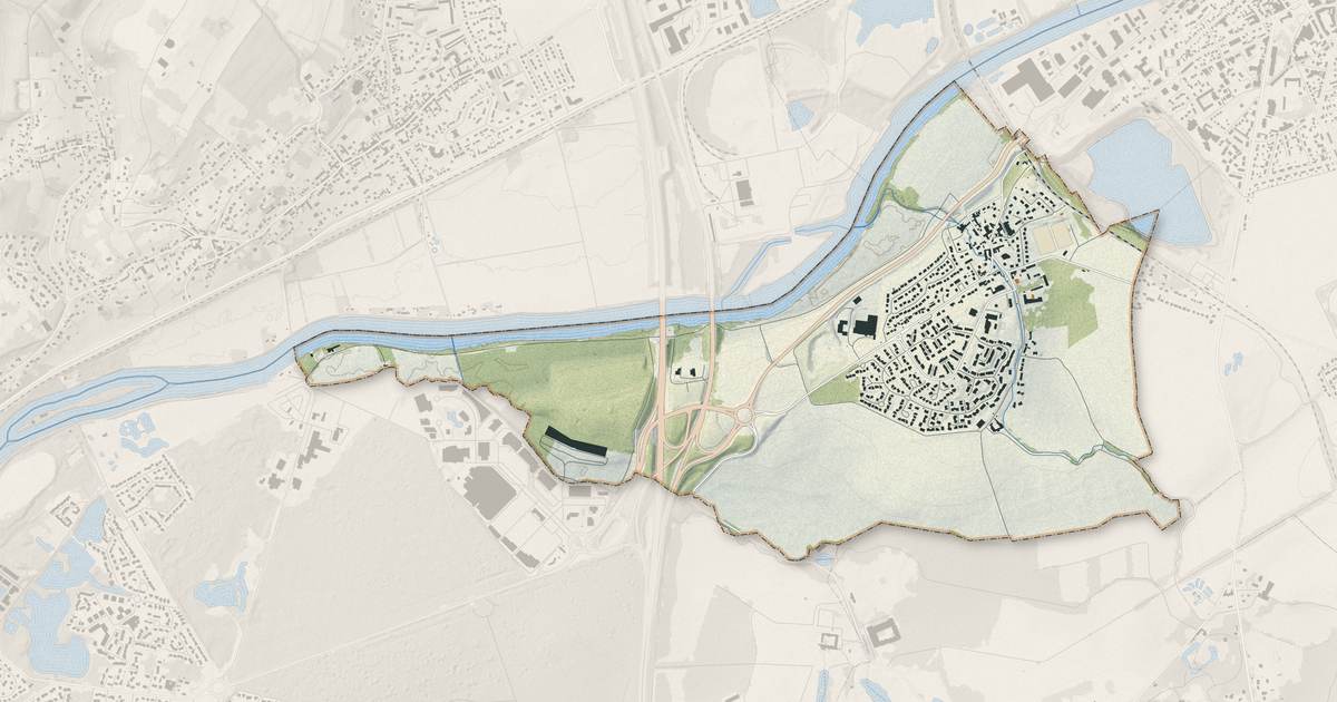 Portrait cartographique de Mours : relief, eau, forêts, bâti et voies, calculés à partir des données de l'IGN