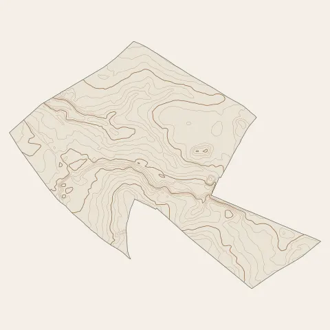 Pierrelaye : courbes de niveau