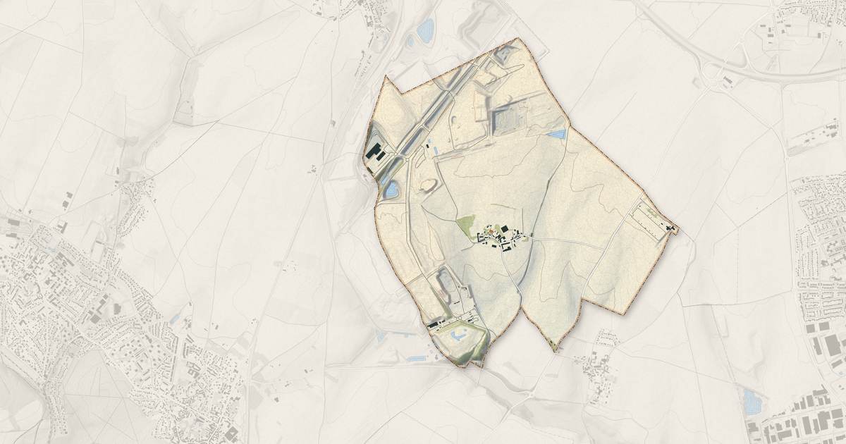 Portrait cartographique de Le Plessis-Gassot : relief, eau, forêts, bâti et voies, calculés à partir des données de l'IGN