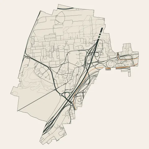 Roissy-en-France : voies