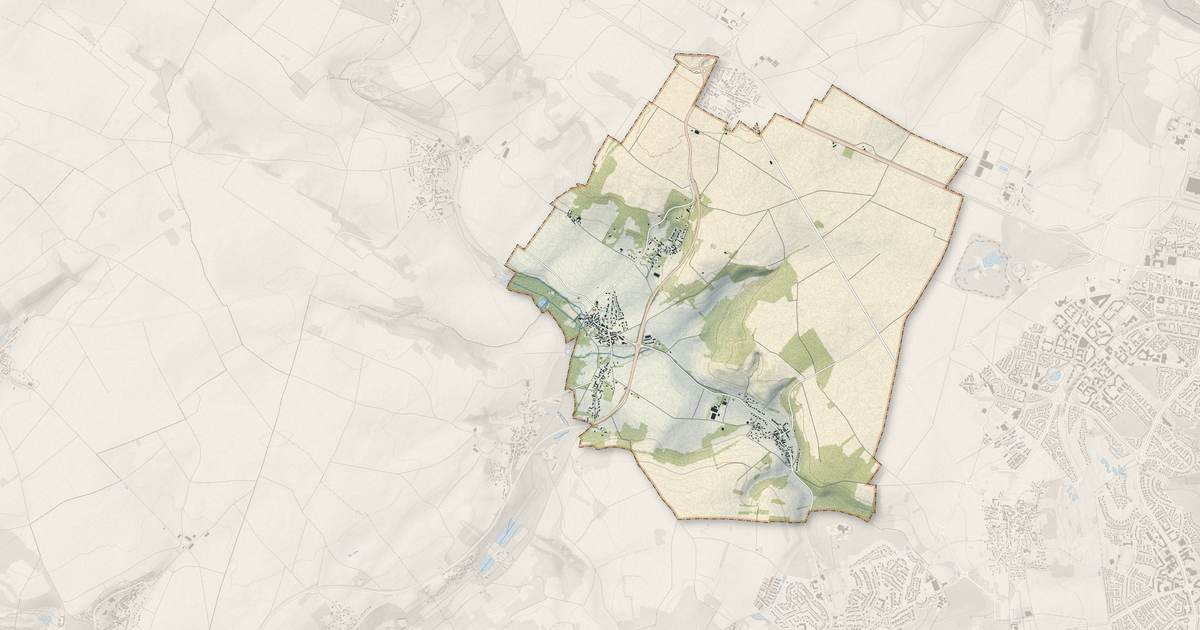 Portrait cartographique de Sagy : relief, eau, forêts, bâti et voies, calculés à partir des données de l'IGN