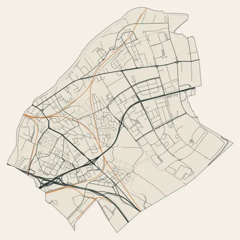 Saint-Ouen-l'Aumône : voies