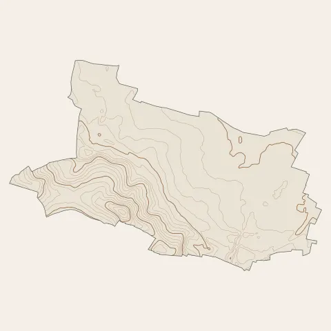 Sannois : courbes de niveau