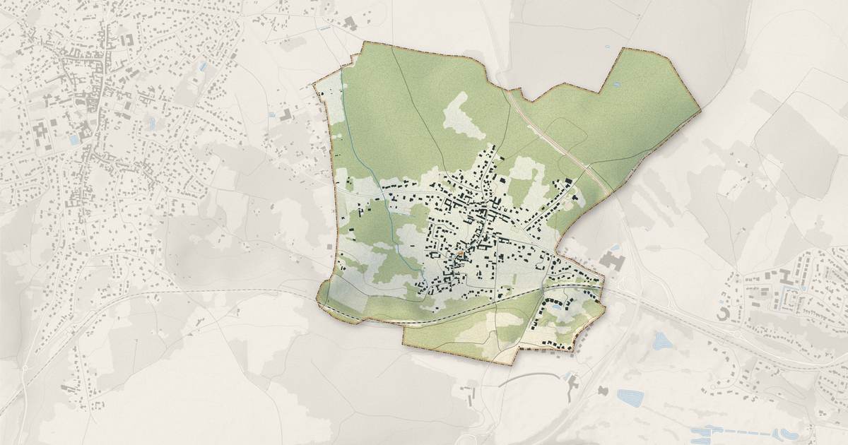 Portrait cartographique de Seugy : relief, eau, forêts, bâti et voies, calculés à partir des données de l'IGN