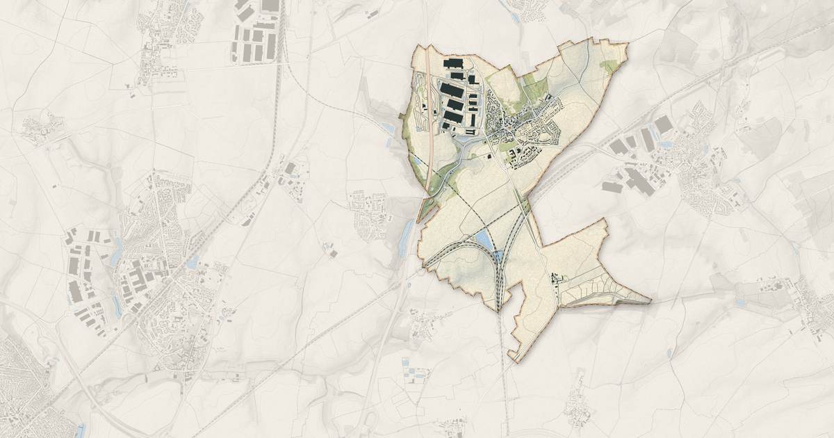 Portrait cartographique de Vémars : relief, eau, forêts, bâti et voies, calculés à partir des données de l'IGN