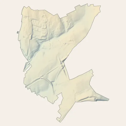 Vémars : relief