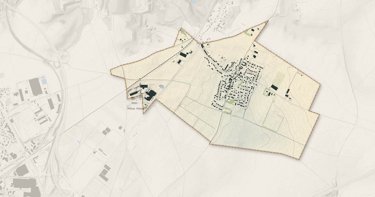 Portrait cartographique de Villaines-sous-Bois : relief, eau, forêts, bâti et voies, calculés à partir des données de l'IGN