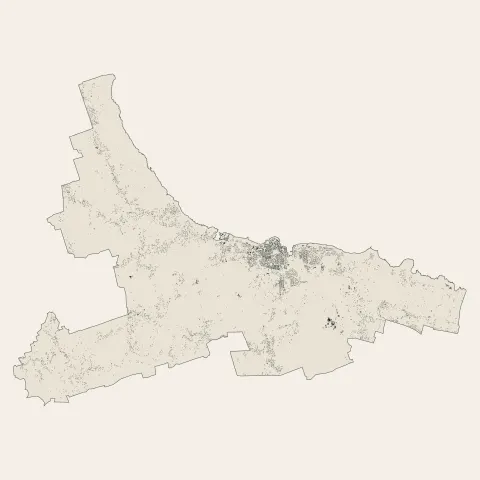 Le Moule : bâti