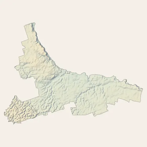 Le Moule : relief