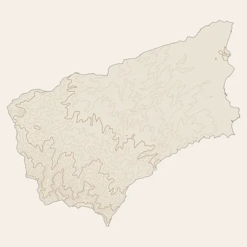Petit-Bourg : courbes de niveau