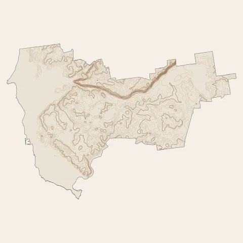 Port-Louis : courbes de niveau