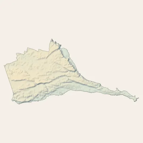Saint-François : relief