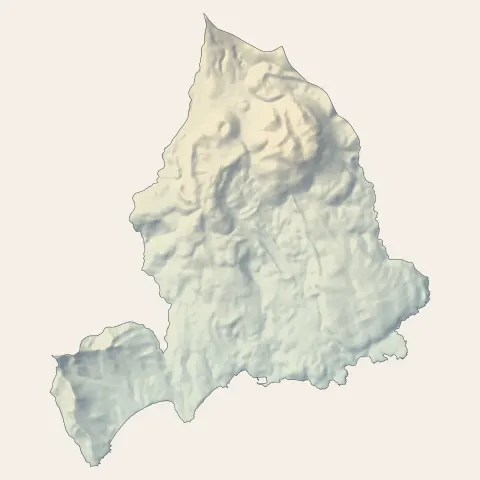 Trois-Rivières : relief