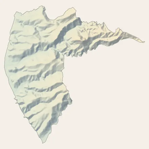 Le Carbet : relief