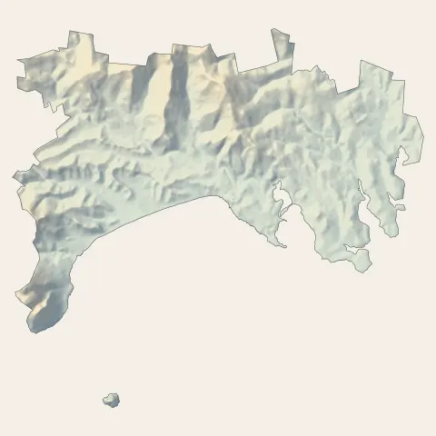 Le Diamant : relief