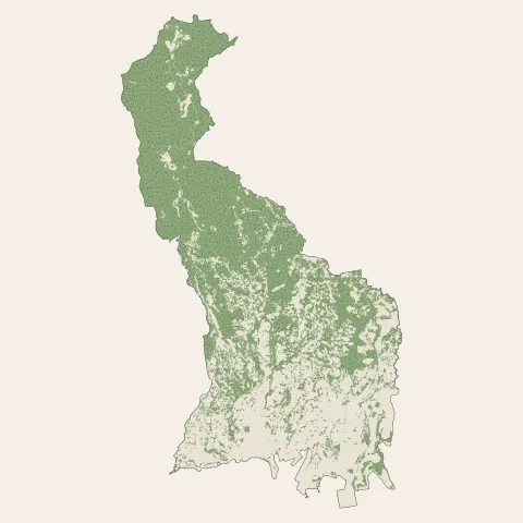 Fort-de-France : bois, forêts et landes