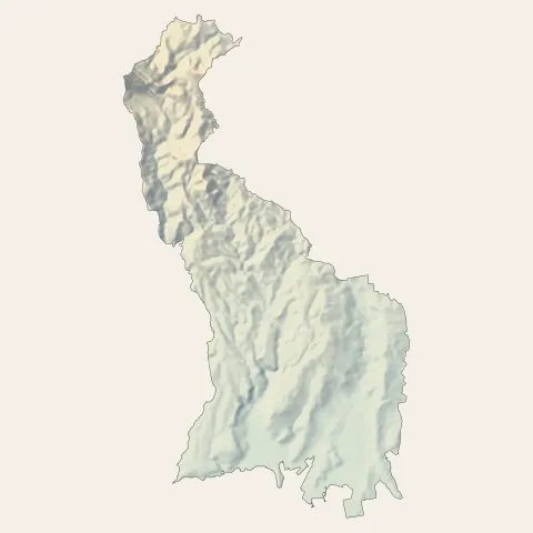 Fort-de-France : relief