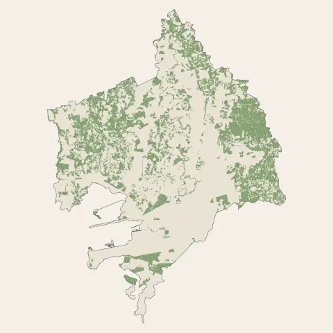 Le Lamentin : bois, forêts et landes