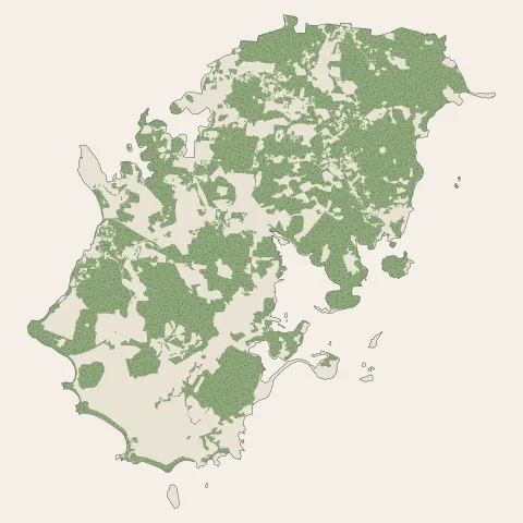 Sainte-Anne : bois, forêts et landes