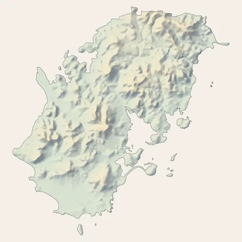 Sainte-Anne : relief
