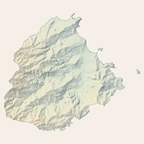 Sainte-Marie : relief