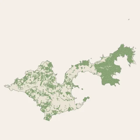 La Trinité : bois, forêts et landes