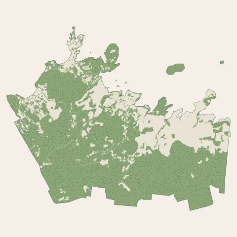 Les Trois-Îlets : bois, forêts et landes