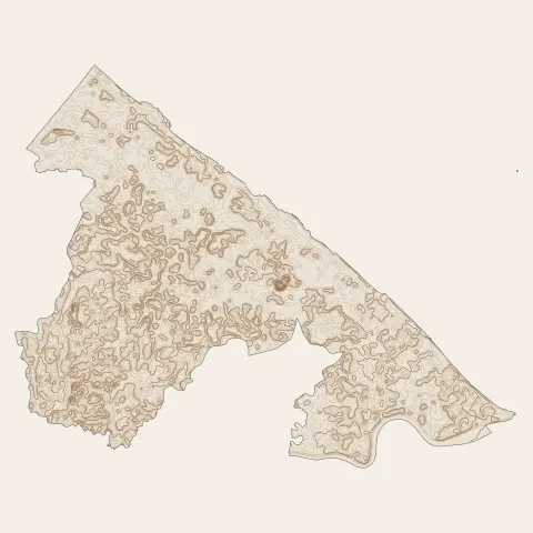 Macouria : courbes de niveau