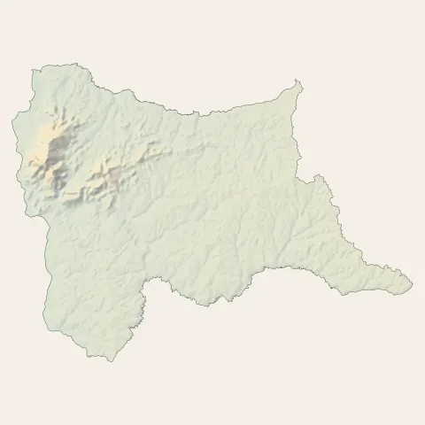 Grand-Santi : relief