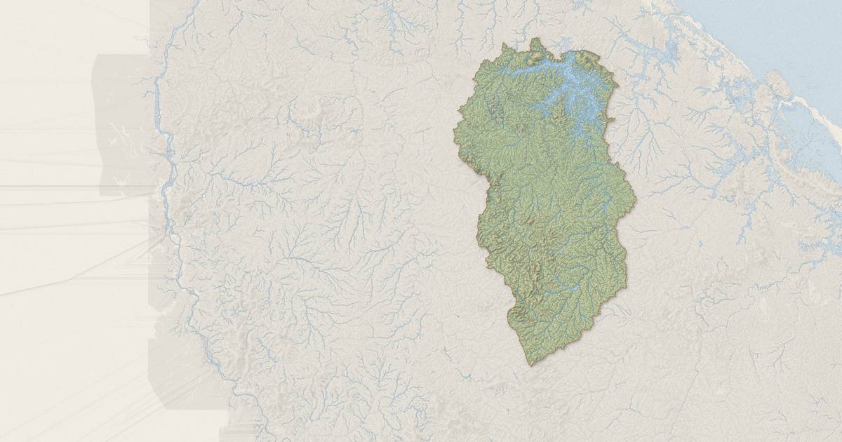 Portrait cartographique de Saint-Élie : relief, eau, forêts, bâti et voies, calculés à partir des données de l'IGN