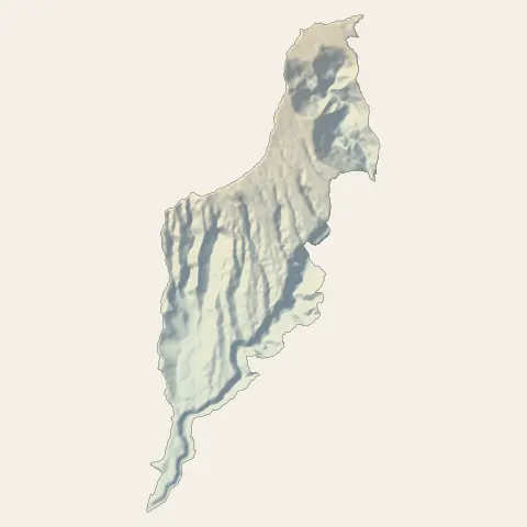 Entre-Deux : relief