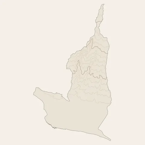 L'Étang-Salé : courbes de niveau