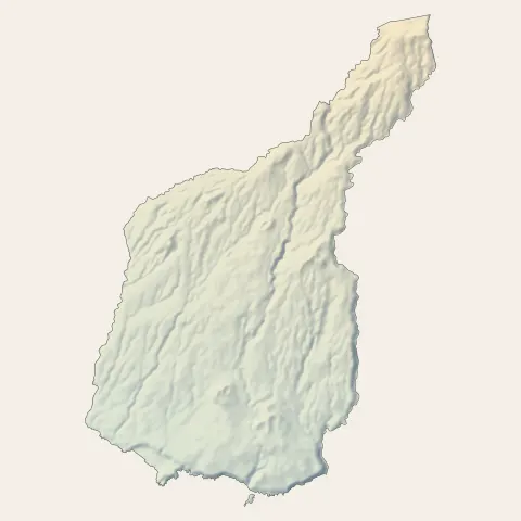 Petite-Île : relief
