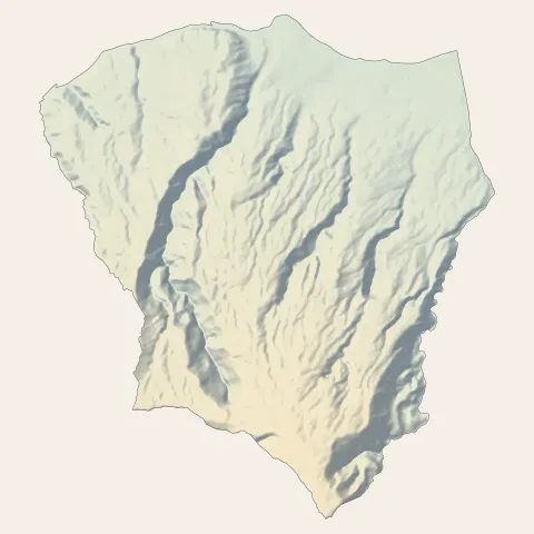 Saint-Denis : relief