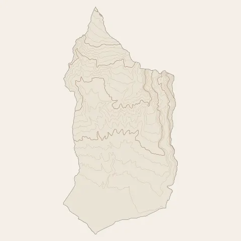 Saint-Louis : courbes de niveau