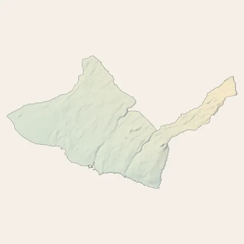 Saint-Pierre : relief