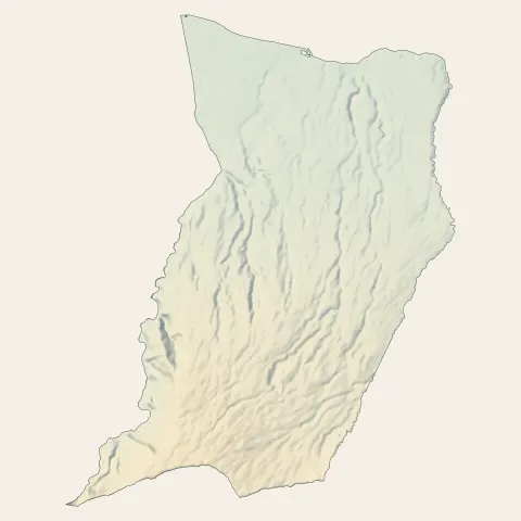 Sainte-Marie : relief