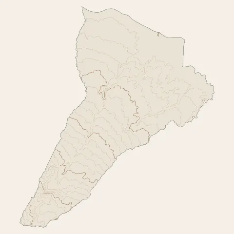 Sainte-Suzanne : courbes de niveau