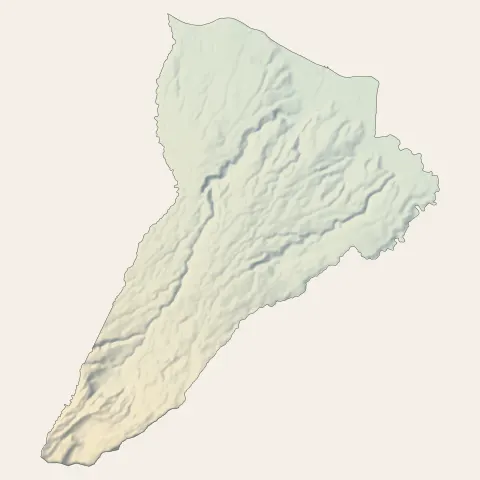 Sainte-Suzanne : relief