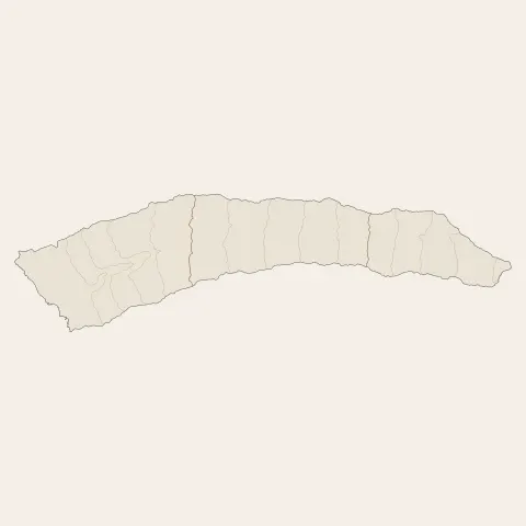 Les Trois-Bassins : courbes de niveau