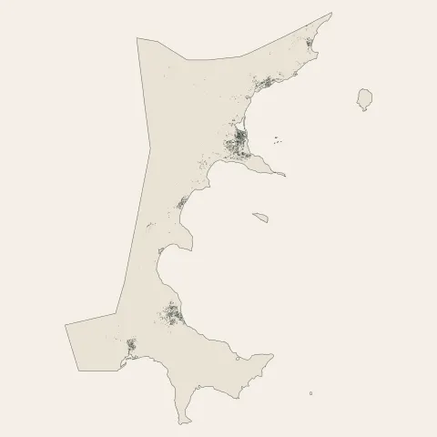 Bandrele : bâti