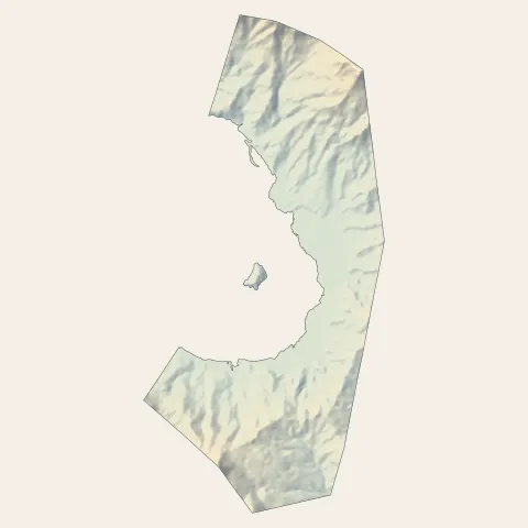 Chirongui : relief