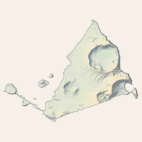 Dzaoudzi : relief