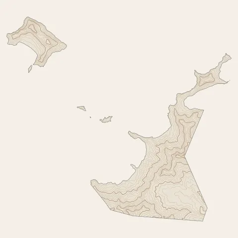Mtsamboro : courbes de niveau