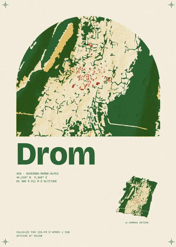Affiche de Drom, calculée par 123-fr d'après l'IGN